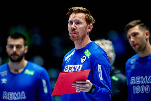 200110 Borge Lund, assistant coach of Norway, at a training session during day 2 of the EHF European Handball Championship on January 10, 2020 in Trondheim. Photo: Vegard Wivestad Grott BILDBYRAN kod VG 170458 bbeng handball handball handboll handball-em 2020 european men?s handball championship 2020 em 2020 handbolls-em 2020 ehf euro 2020 norge norway trening träning *** 200110 Borge Lund, assistant coach of Norway, at a training session during day 2 of the EHF European Handball Championship on January 10, 2020 in Trondheim Photo Vegard Wivestad Grott BILDBYRAN kod VG 170458 bbeng handball handball handball handball in the 2020 European mens handball championship 2020 in 2020 handballs in 2020 ehf euro 2020 norway norway training training,  Copyright: VEGARDxWIVESTADxGRoTT BB200110VG019
