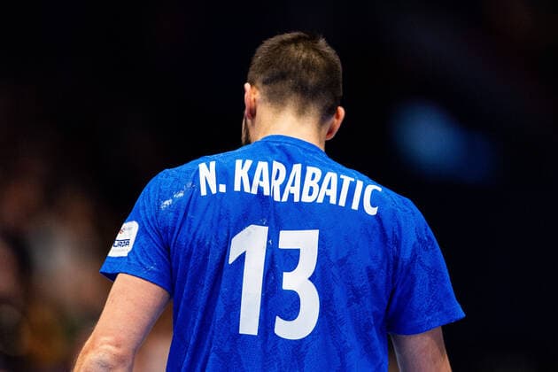 200110 Nikola Karabatic of France during the EHF European Handball Championship match between France and Portugal on January 10, 2020 in Trondheim Photo Vegard Wivestad Grott BILDBYRAN code VG 170459 bbeng handball handball handball em 2020 european mens handball championship 2020 em 2020 handballs em 2020 ehf euro 2020 france france portugal depp,  Copyright: VEGARDxWIVESTADxGRoTT BB200110VG034
