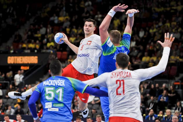 2020.01.10 Goeteborg Pilka reczna EHF EURO 2020 Mistrzostwa Europy w pilce recznej mezczyzn Szwecja Austria Norwegia Slowenia - Polska N z Szymon Sicko Foto Marcin Bulanda PressFocus 2020.01.10 Goeteborg Handball EHF Men s EURO 2020 Sweden Austria Norway Slowenia - Polska Szymon Sicko Credit: Marcin Bulanda PressFocus NEWSPIX.PL --- Newspix.pl  20200110PF_MB181