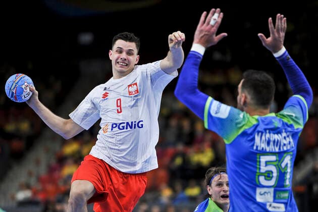 2020.01.10 Goeteborg Pilka reczna EHF EURO 2020 Mistrzostwa Europy w pilce recznej mezczyzn Szwecja Austria Norwegia Slowenia - Polska N z Szymon Sicko Foto Marcin Bulanda PressFocus 2020.01.10 Goeteborg Handball EHF Men s EURO 2020 Sweden Austria Norway Slowenia - Polska Szymon Sicko Credit: Marcin Bulanda PressFocus NEWSPIX.PL --- Newspix.pl  20200110PF_MB195