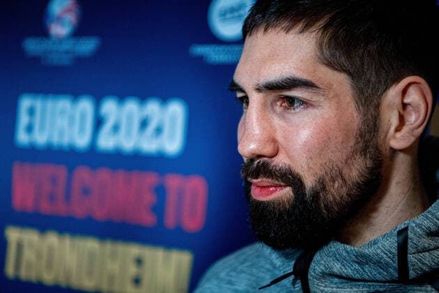 200111 Nikola Karabatic of France at a press event during day 3 of the EHF European Handball Championship on January 11, 2020 in Trondheim Photo Vegard Wivestad Grott BILDBYRAN code VG 170461 bbeng handball handball handball handball em 2020 european mens handball championship 2020 em 2020 handbolls em 2020 ehf euro 2020 pressurized france france,  Copyright: VEGARDxWIVESTADxGRoTT BB200111VG008