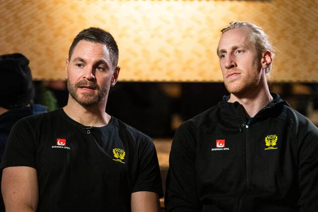 200111 Goalkeeper Andreas Palicka and goalkeeper Mikael Appelgren of Sweden at a press event during the EHF European Handball Championship on January 11, 2020 in Gothenburg Photo Mathias Bergeld BILDBYRAN Cop 200 bbeng ehf euro 2020 em 2020 european mens handball championship 2020 handball handball handballs em 2020 handball handball em 2020 sweden Pressträff Pressetreff Press event,  Copyright: MATHIASxBERGELD BB200111MB014