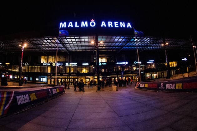 200111 Exterior view of Malmö Arena ahead of the EHF European Handball Championship match between Denmark and Iceland on January 11, 2020 in Malmö Photo Ludvig Thunman BILDBYRAN kod LT 35701 bbeng ehf euro 2020 em 2020 european mens handball championship 2020 handball handball handballs em 2020 handball handball em 2020 danmark denmark iceland island arena interior interior view,  Copyright: LUDVIGxTHUNMAN BB200111LT002
