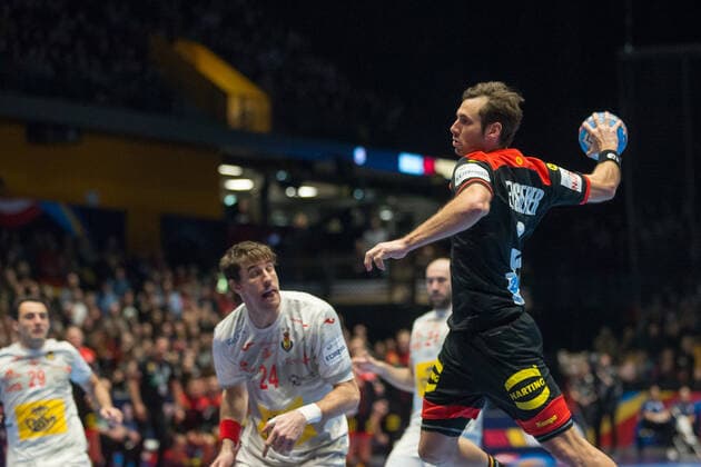 Handball EM, Spanien - Deutschland GENSHEIMER Uwe (Allemagne - Germany) HANDBALL : Championnat d Europe 2020 : Allemagne vs Espagne - 01 11 2020 THEOPHILELaurent Panoramic 