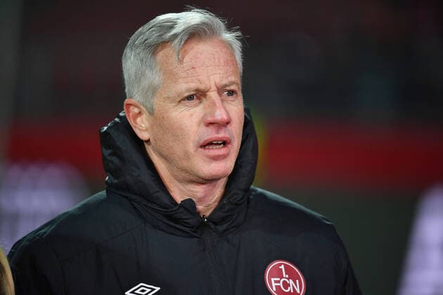 Jens KELLER Coach Nuremberg , single picture,cut single motif,portrait,portrait,portrait test game 1 FC Nuremberg FC Bayern Muenchen 5 2 Football 1 Bundesliga,season 2019 2020, on 11 01 2020 Max Morlock Stadium