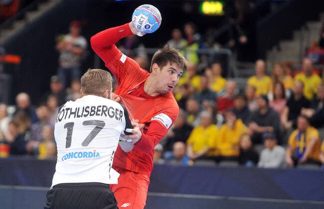 2020.01.12 Goeteborg Pilka reczna EHF Euro 2020 Mistrzostwa Europy w pilce recznej mezczyzn Szwecja Norwegia Austria Szwajcaria - Polska N z Piotr Chrapkowski Foto Norbert Barczyk PressFocus 2020.01.12 Goeteborg Handball EHF Mens Euro 2020 Sweden Austria Norway Switzerland and Poland Piotr Chrapkowski Credit: Norbert Barczyk PressFocus NEWSPIX.PL --- Newspix.pl  20200112NB0043