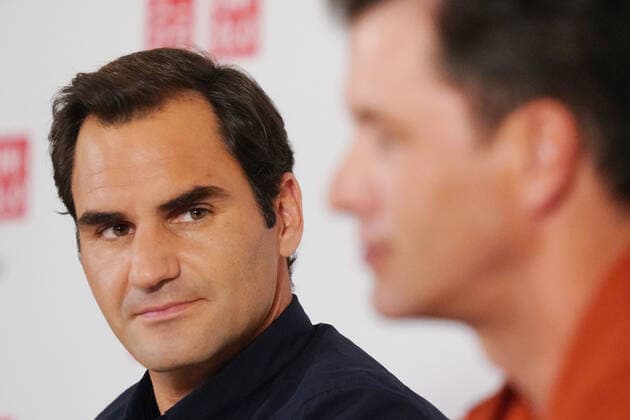 TENNIS ROGER FEDERER PRESSER, Swiss tennis player Roger Federer speak to the media during a press conference, PK, Pressekonferenz at the Royal South Yarra Tennis Club in Melbourne, Monday, January 13, 2020. ( NO ARCHIVING, EDITORIAL USE ONLY, NO USE IN BOOKS WITHOUT CONSENT MELBOURNE VIC AUSTRALIA  Copyright: xMICHAELxDODGEx 20200113001441852706