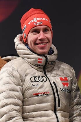 Biathlon - Johannes Kühn (GER) bei der Offiziellen Eröffnungsfeier des BMW IBU Weltcup Biathlon in Ruhpolding am 14.01.2020, Deutschland, Oberbayern Ruhpolding Chiemgau Arena Championspark Oberbayern Deutschland *** Biathlon Johannes Kühn GER at the Official Opening Ceremony of the BMW IBU World Cup Biathlon in Ruhpolding on 14 01 2020, Germany, Upper Bavaria Ruhpolding Chiemgau Arena Championspark Upper Bavaria Germany