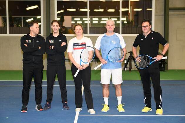 BREE JANUARY 15 : Kim Clijsters pictured during the media day on her Tennis Academy center on January 15, 2020 in Bree Belgium 15 01 2020 TENNIS : Journee medias de Kim Clijsters - Bree - 15 01 2020 PhotoNews Panoramic 