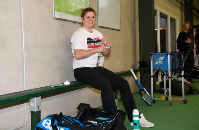 BREE JANUARY 15 : Kim Clijsters pictured during the media day on her Tennis Academy center on January 15, 2020 in Bree Belgium 15 01 2020 TENNIS : Journee medias de Kim Clijsters - Bree - 15 01 2020 PhotoNews Panoramic 