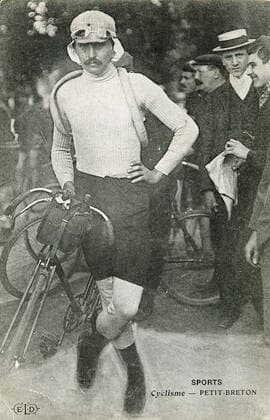 PETIT BRETON Lucien Sports Cycling PETIT BRETON 1882 1917 winner of the Tours de France 1907 and 1908 Postcard circa 1908 Credit IM KHARBINE TAPABOR  KH258353