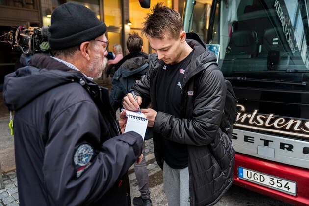Michael Damgaard Nielsen The handball team leaves their hotel Scandic St Jörgen in Malmoe on Thursday, January 16, 2020 The Danish handball men are out of the European Championships, which ended for them on Wednesday after three matches in the inaugural group game, Copenhagen Denmark,  Copyright: MartinxSylvestx cop105 spdk20200116-112406-L