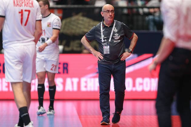 Men s EHF Euro 2020 - Spain v Czech Republic 16.01.2020., Wiener Stadthalle, Vienna, Ausrtia - Men s EHF Euro 2020, Main Round, group 1, 1st round, Spain - Czech Republic. Spain coach Jordi Ribera Romans. LukaxStanzl PIXSELL