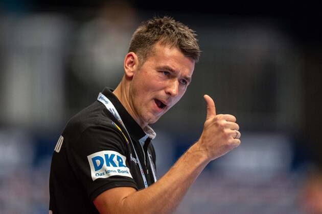 Handball Vienna 16 01 2020 European Championship EM Intermediate round main round Belarus BLR Germany GER Christian Prokop Germany, Trainer