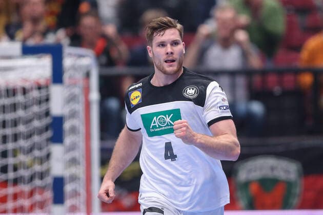 Men s EHF Euro 2020 - Belarus v Germany 16.01.2020., Wiener Stadthalle, Vienna, Ausrtia - Men s EHF Euro 2020, Main Round, group 1, 1st round, Belarus - Germany. Johannes Golla LukaxStanzl PIXSELL