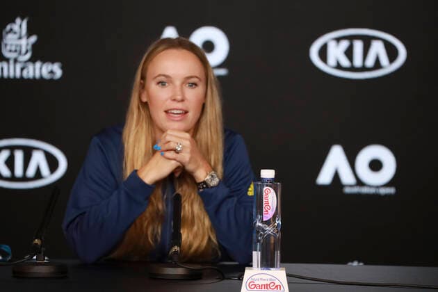 Caroline Wozniacki DEN Tennis Australian Open 2020 Grand Slam ITF ATP WTA Melbourne Park Melbourne Victoria Australia 18 January 2020 Copyright: xJuergenxHasenkopfx