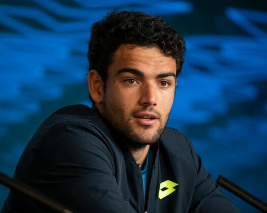 Matteo Berrettini ITA Tennis Australian Open 2020 Grand Slam ITF ATP WTA Melbourne Park Melbourne Victoria Australia 18 January 2020 Copyright: xJuergenxHasenkopfx