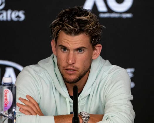 Dominic Thiem AUT Tennis Australian Open 2020 Grand Slam ITF ATP WTA Melbourne Park Melbourne Victoria Australia 18 January 2020 Copyright: xJuergenxHasenkopfx