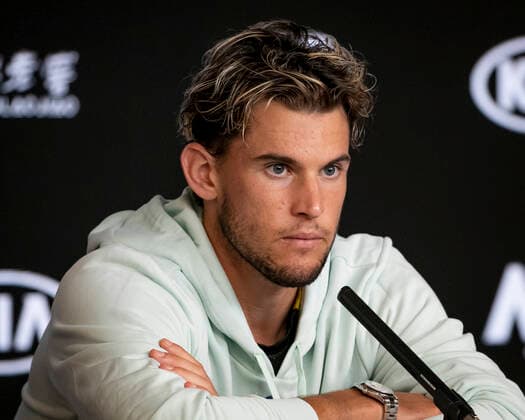 Dominic Thiem AUT Tennis Australian Open 2020 Grand Slam ITF ATP WTA Melbourne Park Melbourne Victoria Australia 18 January 2020 Copyright: xJuergenxHasenkopfx