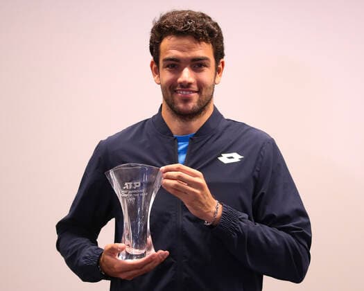 Matteo Berrettini ITA Tennis Australian Open 2020 Grand Slam ITF ATP WTA Melbourne Park Melbourne Victoria Australia 18 January 2020 Copyright: xJuergenxHasenkopfx
