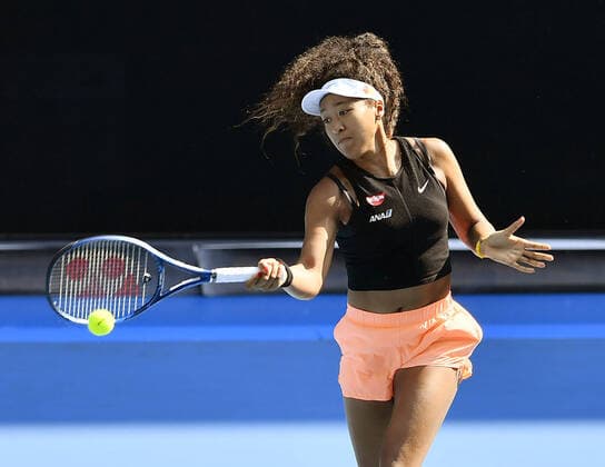 Tennis: Australian Open Japanese tennis player Naomi Osaka, winner of the 2019 Australian Open, trains in Melbourne for the 2020 Australian Open, set to begin on Jan. 20. 