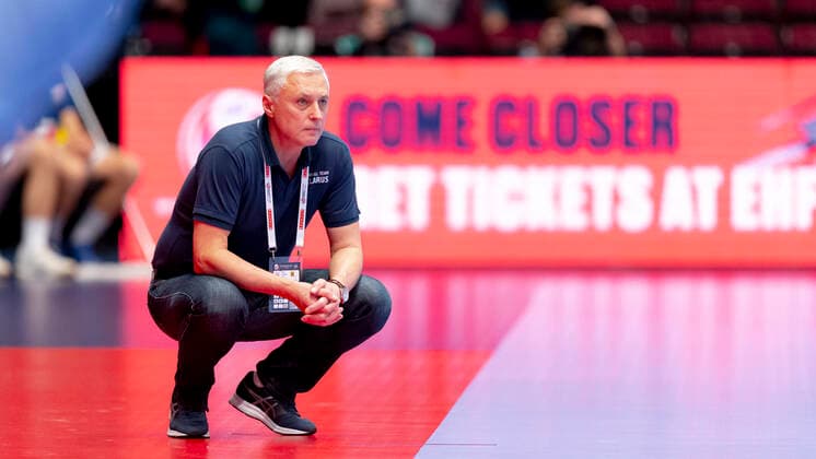Iouri Chevtsov Coach, Belarus Belarus vs. Czech Republic, Handball, Main Round, EHF Euro 2020, 18 01 20 Vienna Vienna Austria Copyright: xAgentur54Gradx xFelixxKoenigx
