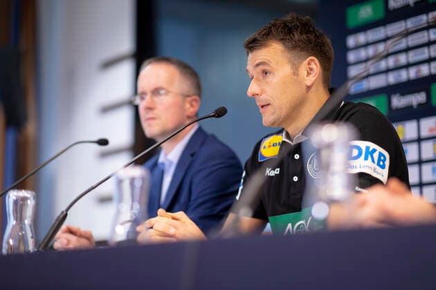 Christian Prokop Trainer, Germany at the press conference Press conference of the DHB, Handball, main round, EHF Euro 2020, 19 01 20 Vienna Vienna Austria Copyright: xAgentur54Gradx xFelixxKoenigx