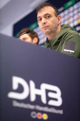 Bob Hanning at the press conference DHB press conference, handball, main round, EHF Euro 2020, 19 01 20 Vienna Vienna Austria Copyright: xAgentur54Gradx xFelixxKoenigx