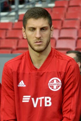 Qualifying Round Euro 2020, 10-06-2019, Denmark-Georgia 5-1, LASHA DVALI QUALIFICAZIONI EUROPEI 2020 BOSNIA DANIMARCA-GEORGIA 5-1