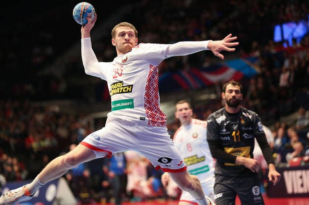 Belarus Spain, EHF Euro 2020 Yury Lukyanchuk Belarus 26 ,, Vienna Vienna Austria Ice rink