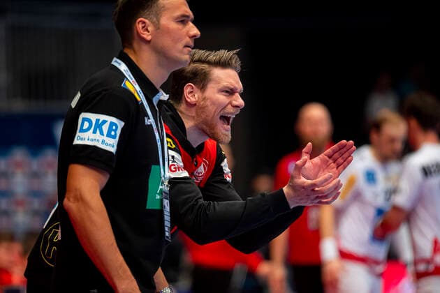 Handball, Men EM 2020, Main Round, Group 1, Austria Germany Tobias Reichmann Germany MT Melsungen Vienna Stadthalle Vienna Austria