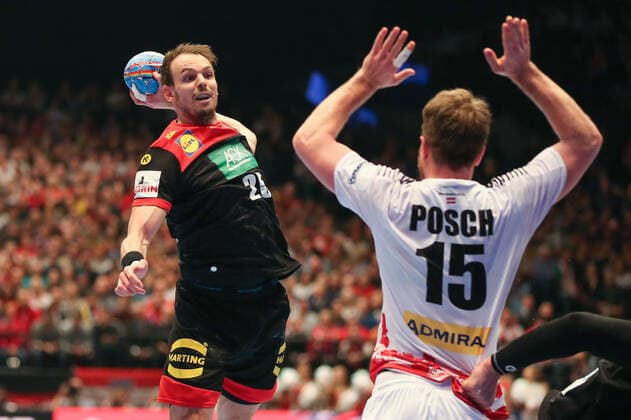 Austria Germany, EHF Euro 2020 Kai Haefner Germany 25 , Fabian Posch Austria 15 ,, Vienna Vienna Austria Ice rink