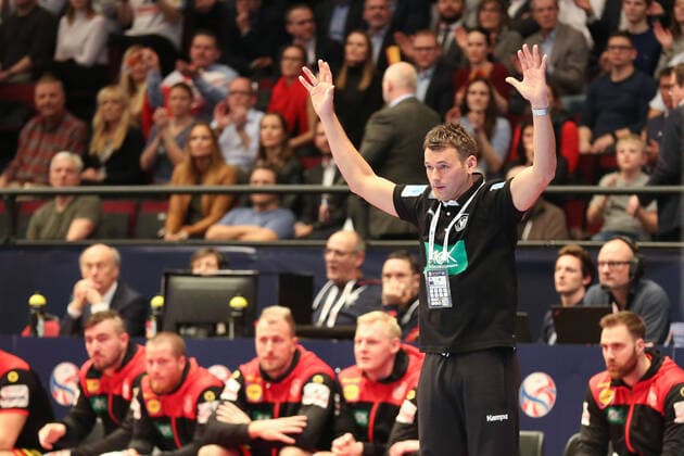 Austria Germany, EHF Euro 2020 Christian Prokop Trainer Germany,, Vienna Vienna Austria Ice rink