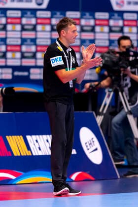 Christian Prokop coach, Germany is happy to celebrate Austria vs. Germany, Handball, main round, EHF Euro 2020, 20 01 20 Vienna Vienna Vienna Austria Copyright: xAgentur54Gradx xFelixxKoenigx