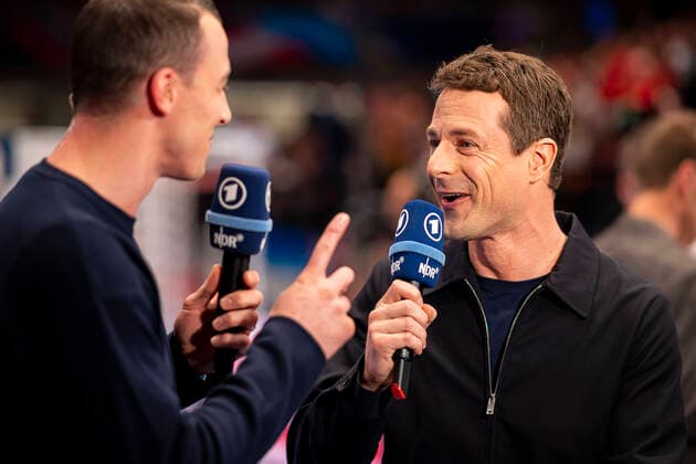 Handball, Men EM 2020, Main Round, Group 1, Austria Germany ARD Presenter Alexander Bommes Vienna Vienna Stadthalle Vienna Austria