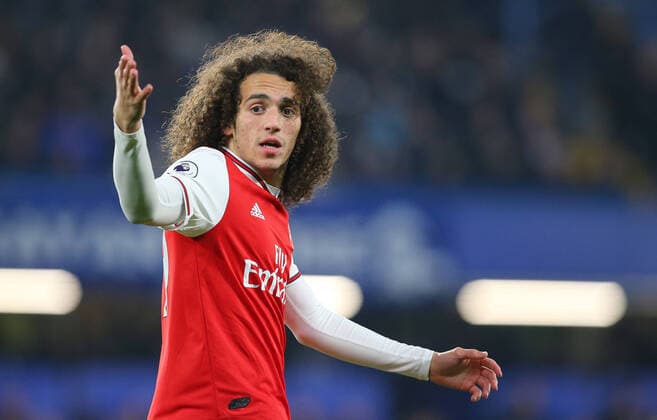 ArsenalÕs Matteo Guendouzi during the Premier League match at Stamford Bridge, London. Picture date: 21st January 2020. Picture credit should read: Paul Terry Sportimage EDITORIAL USE ONLY. No use with unauthorised audio, video, data, fixture lists, club league logos or live services. Online in-match use limited to 120 images, no video emulation. No use in betting, games or single club league player publications. SPI-0448-0067
