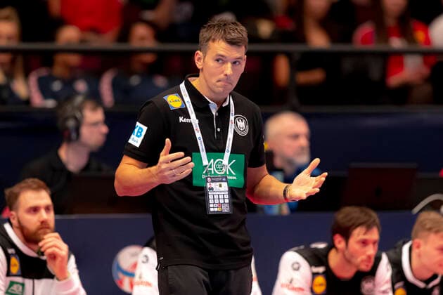 Christian Prokop coach, Germany is depressed depressed disappointed Czech Republic vs. Germany, Handball, main round, EHF Euro 2020, 22 01 20 Vienna Vienna Austria Copyright: xAgentur54Gradx xFelixxKoenigx