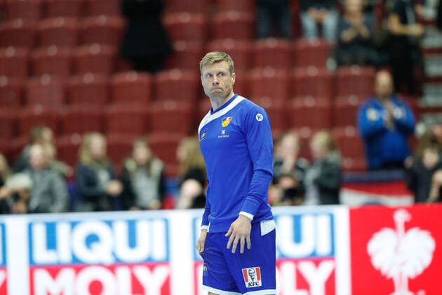 Gudjon Valur SIgurdsson (Islande Iceland) HANDBALL : suede vs islande - ehf euro 2020 - main round - 22 01 2020 BertrandDelhomme Panoramic 