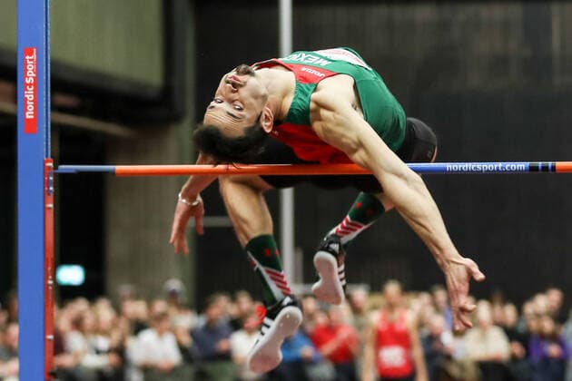 High jump with music Meeting 2020 Cologne Edgar Rivera MEX Cologne, Germany 22 January 2020 High jump with music Meeting 2020 Cologne Copyright: xBEAUTIFULxSPORTS Footcornerx