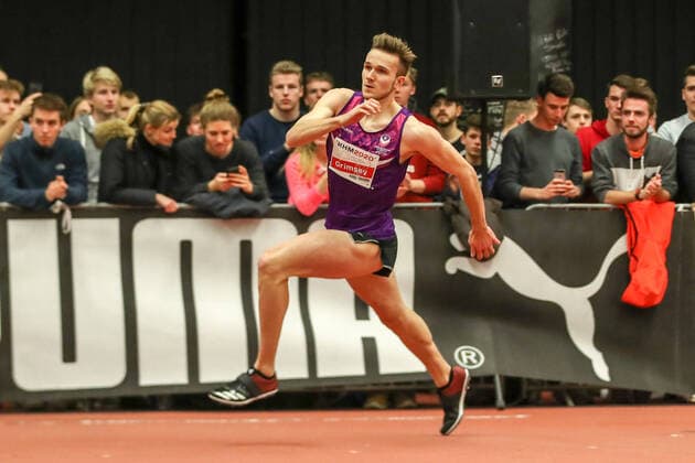 High jump with music Meeting 2020 Cologne William Grimsey GBR Cologne, Germany 22 January 2020 High jump with music Meeting 2020 Cologne Copyright: xBEAUTIFULxSPORTS Footcornerx
