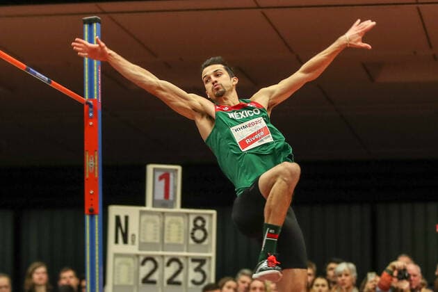 High jump with music Meeting 2020 Cologne Edgar Rivera MEX Cologne, Germany 22 January 2020 High jump with music Meeting 2020 Cologne Copyright: xBEAUTIFULxSPORTS Footcornerx