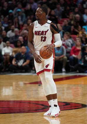 Bam Adebayo C F Miami Heat, 13 22 01 2020 Miami Heat vs Washington Wizards, American Airlines Arena