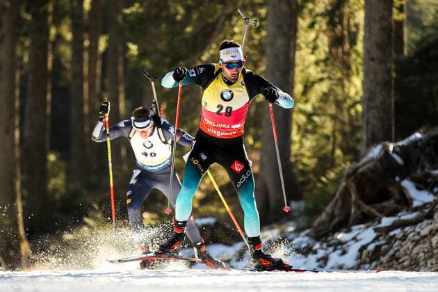 BIATHLON - IBU WC Pokljuka POKLJUKA,SLOVENIA, 23.JAN.20 - BIATHLON - IBU World Cup, 20km men. Image shows Martin Fourcade (FRA). GEPAxpictures xMaticxKlansek