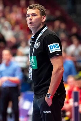 Handball, Men EM 2020, Main Round, Group 1, Czech Republic Germany Coach Christian Prokop Germany Vienna Stadthalle Vienna Austria