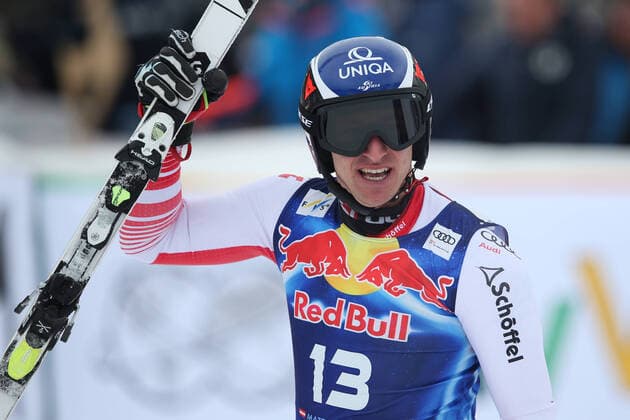 Bilder des Jahres 2020, Sport 01 Januar Sport Themen der Woche KW04 ALPINE SKIING - FIS WC Kitzbuehel KITZBUEHEL,AUSTRIA,25.JAN.20 - ALPINE SKIING - FIS World Cup, Hahnenkamm-race, downhill, men. Image shows the rejoicing of Matthias Mayer (AUT). GEPAxpictures xHaraldxSteiner