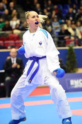 Gwendoline Philippe (Fra) -61kg KARATE : Open de Paris 2020 - Karate - 25 01 2020 JBAutissier Panoramic 