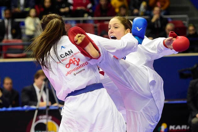 Laura Sivert (Fra) -61kg KARATE : Open de Paris 2020 - Karate - 25 01 2020 JBAutissier Panoramic 