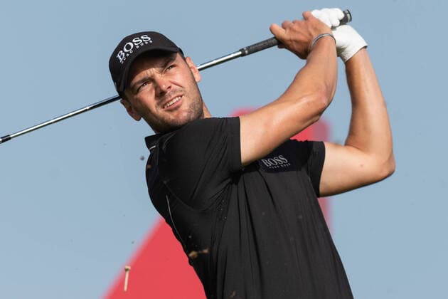 Martin Kaymer of Germany tees off at the fourth hole in the final round during the PGA, Golf Herren European Tour Dubai Desert Classic at Emirates Golf Club, Dubai, UAE on 26 January 2020. Copyright: xGrantxWinterx 26070244