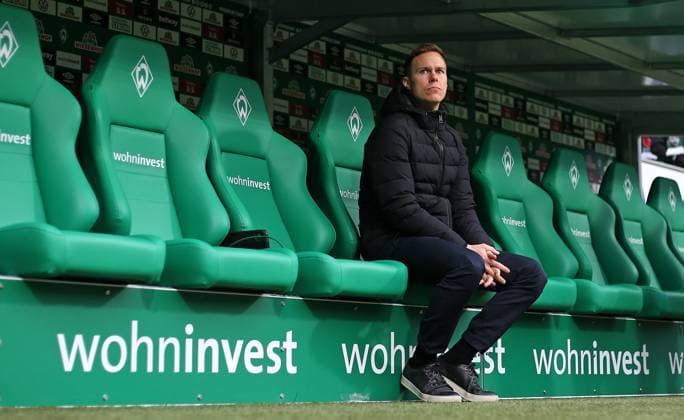 26 01 2020, Football 1 Bundesliga 2019 2020, 19 Matchday, SV Werder Bremen TSG 1899 Hoffenheim, at Weserstadion Bremen Niklas Moisander Werder Bremen DFL and DFB regulations prohibit any use of photographs as image sequences and or quasi video