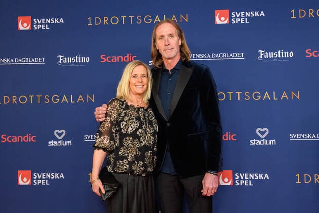 200127 Staffan and Marie Olsson arrive at the Sports Gala 2020 on January 27, 2020 in Stockholm,  Copyright: MAXIMxTHORE BB200127BB813